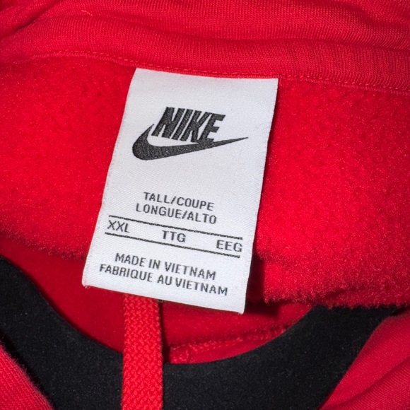 Nike Red Graphic Men's Sweater with Fry Design - Picture 4 of 8